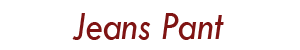 Home jeans pant 1